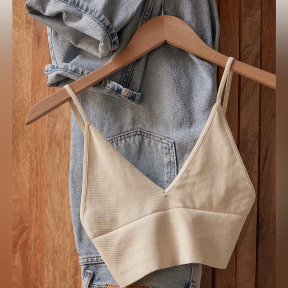 Free People Other - Ali Low-Back Seamless Bra